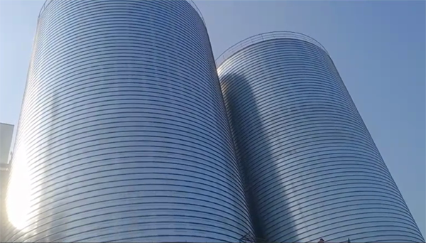 平鲁2座混凝土高架卷板仓